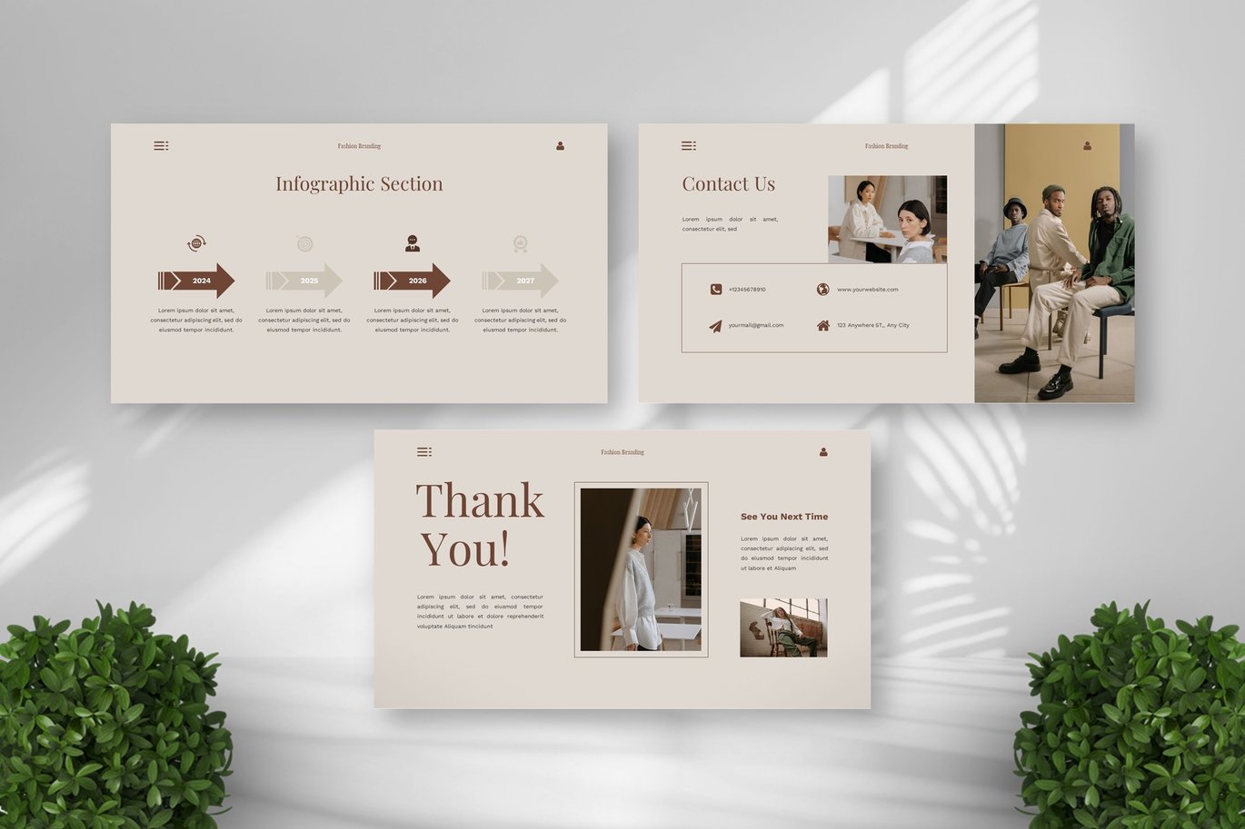 K01632024新款Fashion Branding高端商务Keynote潮流设计PPT模板Fashion Branding – Trend Keynote Templates