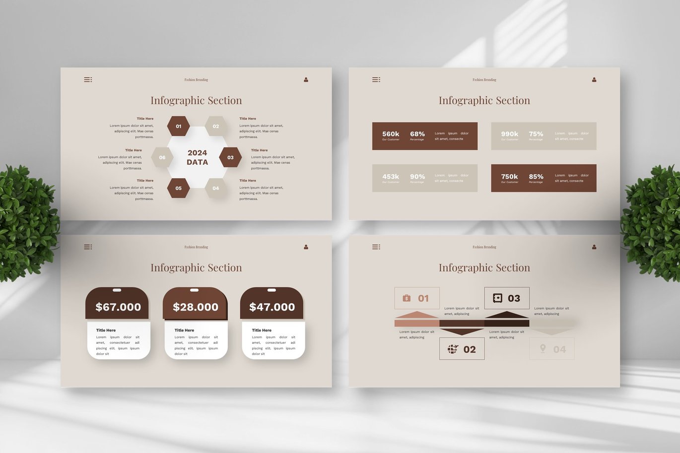 K01632024新款Fashion Branding高端商务Keynote潮流设计PPT模板Fashion Branding – Trend Keynote Templates